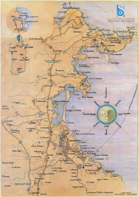 cartina della costa di san teodoro